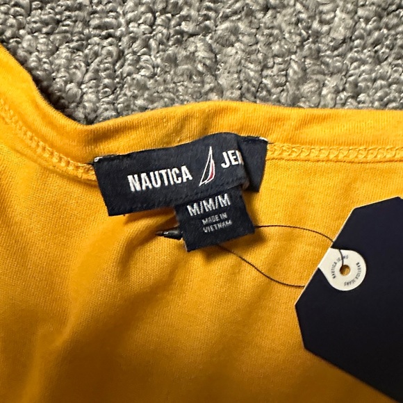 ❣️5|$25❣️Nautica Yellow Tank Top with Lace Trim. 🆕 - Picture 2 of 6